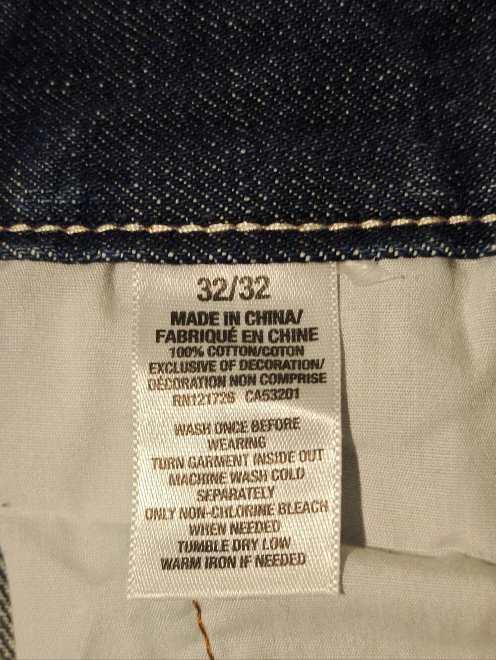 Aeropostale Men's Straight Leg Blue Denim Jeans Size W32xL32